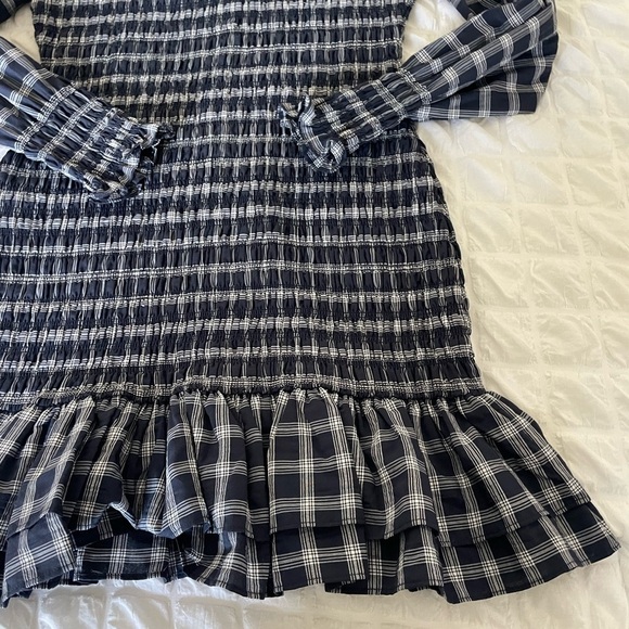 Veronica Beard Kelsey plaid ruffle mini dress - Picture 13 of 16